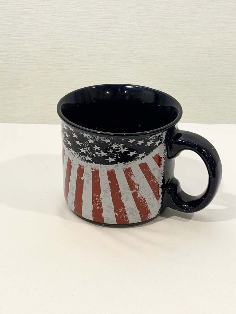 Bass Pro Shops Distressed American Flag Ceramic Mug 16 oz